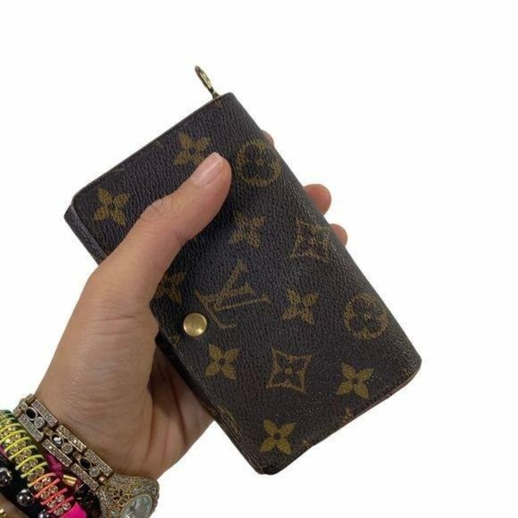 Authentic Louis Vuitton Wallet Porte Monnaie Billet Bifold Monogram LV Vintagte - Picture 3 of 11